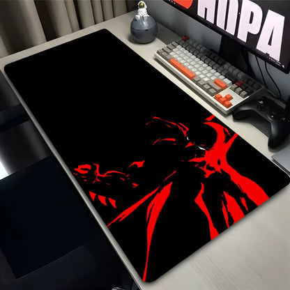 Anime Mouse Pad Gamer Computer Accessories Office Desk Mat B-Batman 900X400 Playmat Gaming Office Deskmat Mousepad Large Carpet