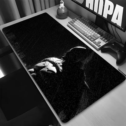 Anime Mouse Pad Gamer Computer Accessories Office Desk Mat B-Batman 900X400 Playmat Gaming Office Deskmat Mousepad Large Carpet